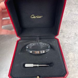 New AUTHENTIC Cartier diamond bracelet.